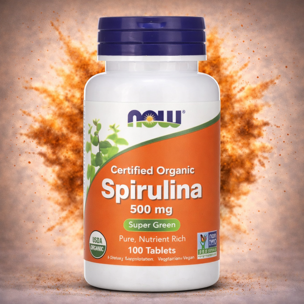 Spiruline 500mg 100 Comprimés Certified Organic