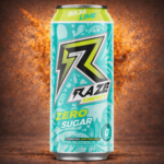 Raze Energy Baja Lime Sans Sucre 473mL avec 151,36mg de Caféine