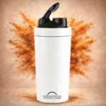 Shaker Sport Inox 750 ml – Blanc